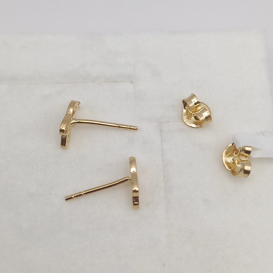ARETES PAR ORO 14 K 1 GRMS (SEMINUEVO)