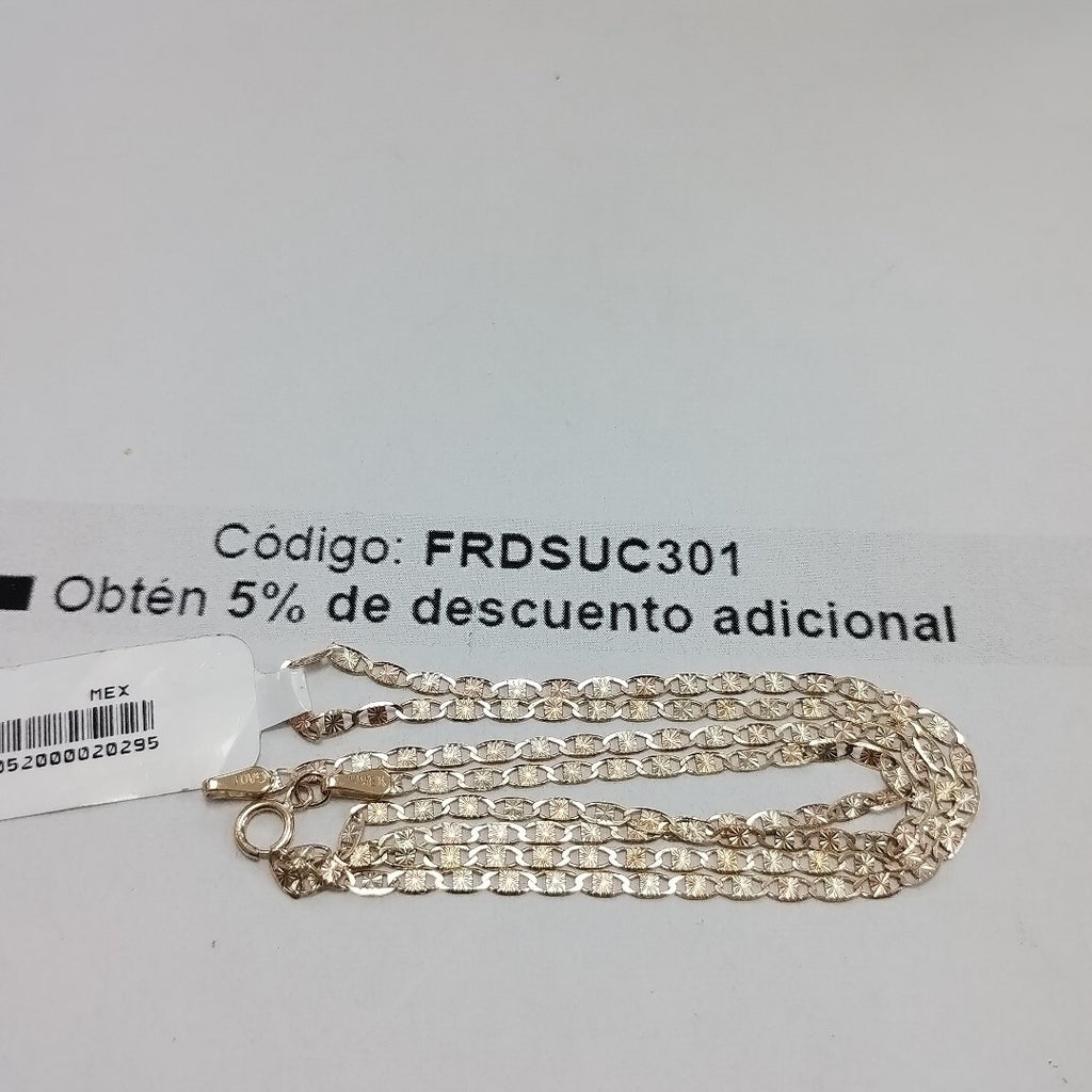 CADENAS TEJIDO GUCHI ORO 10K 55 CM 2.6 GR (NUEVO)