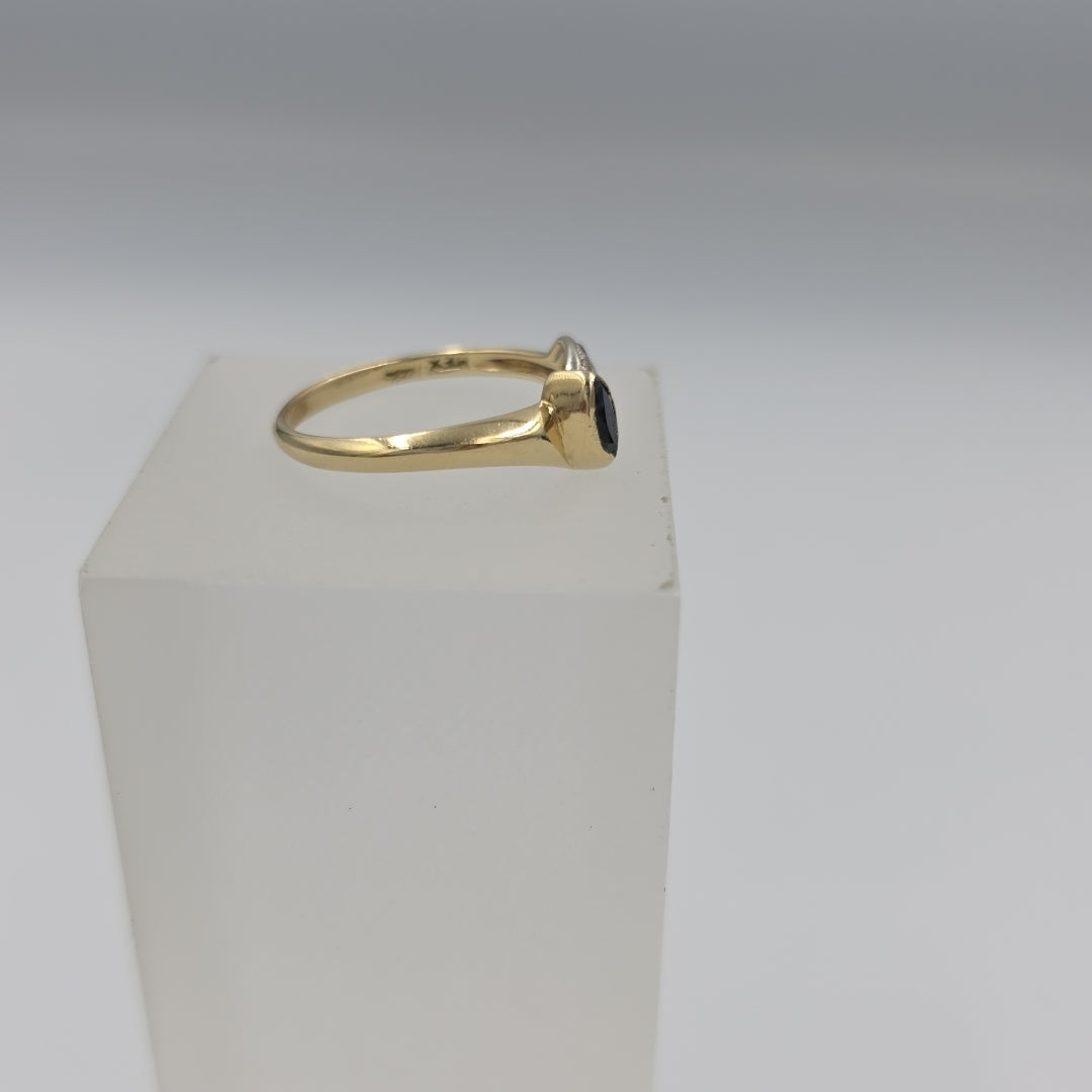 ANILLO ORO,RODIADO 14 K 1,90 GRMS (SEMINUEVO)
