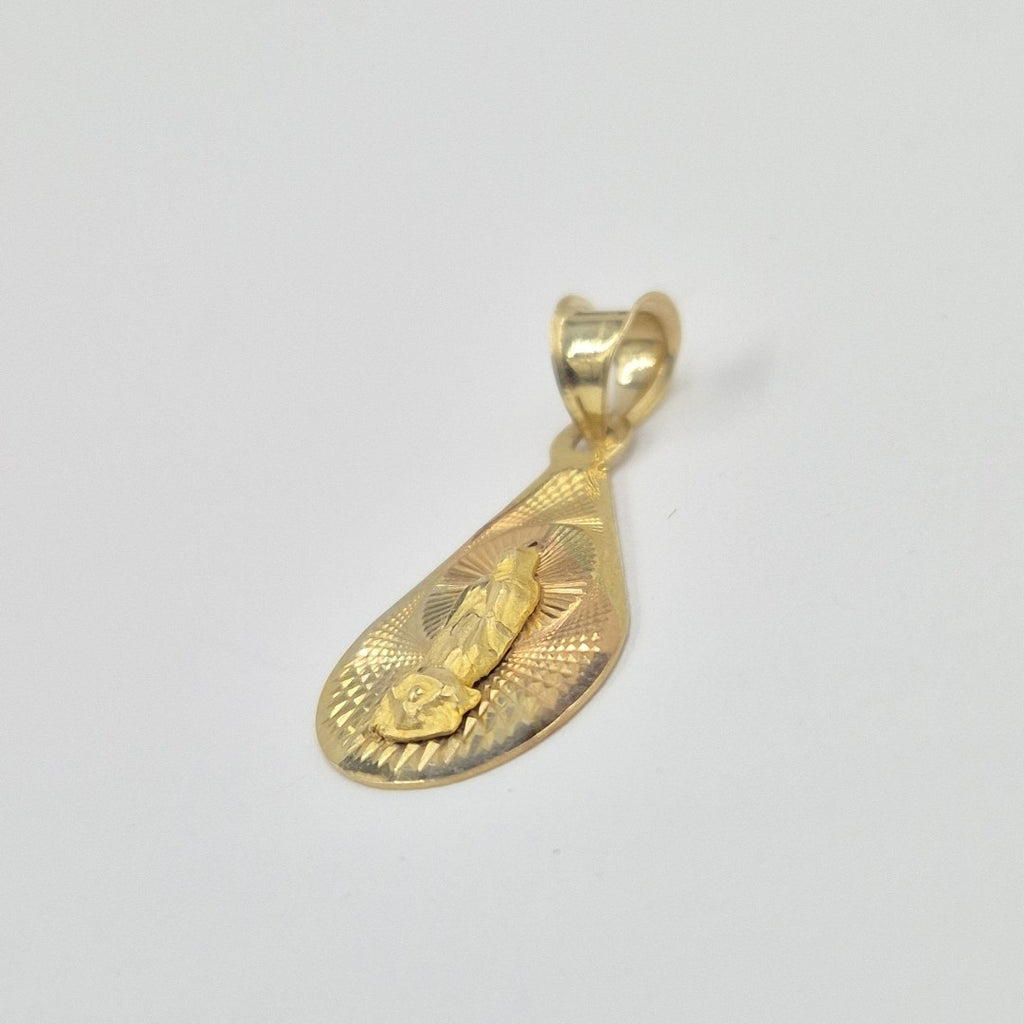 MEDALLA RELIGIOSA ORO COMBINADO 10 K 0,80 GRMS (SEMINUEVO)