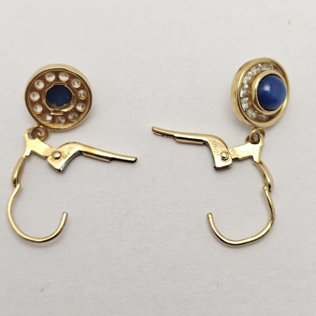 ARETES PAR ORO 14 K 3.8 GRMS (SEMINUEVO)