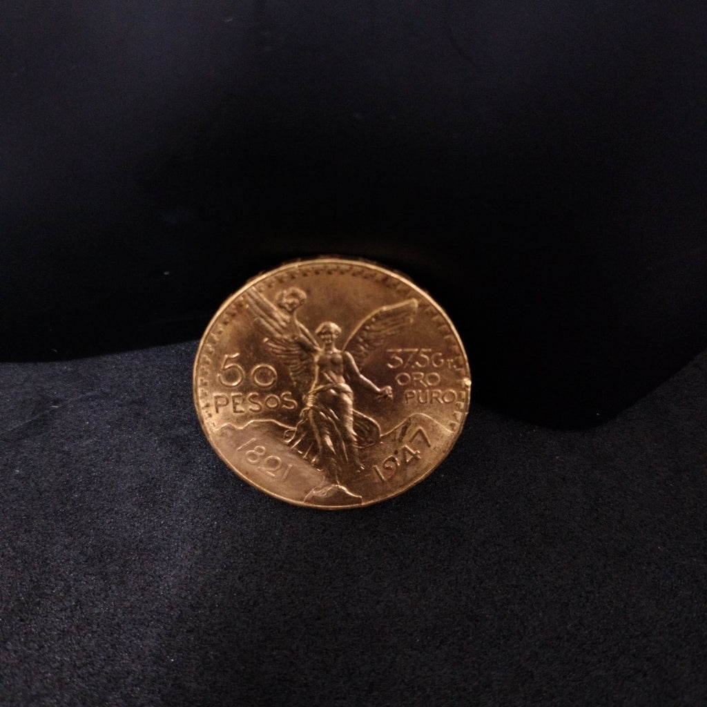 K1 41.6 GRMS 21 K IDENTIFICACIÓN OTRO MONEDAS PESOS 50 PESOS MATERIALES (SEMINUEVO)