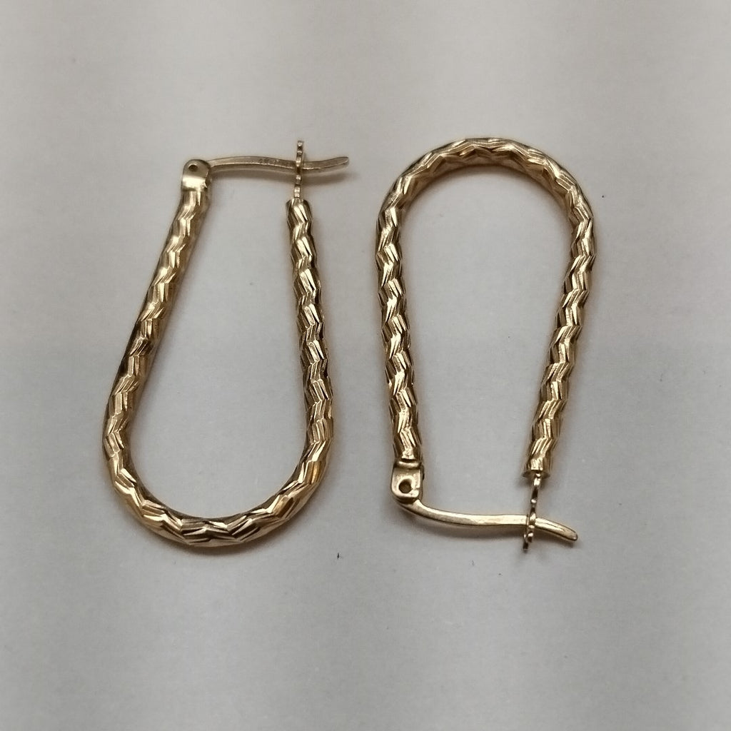 ARRACADAS PAR ORO 14 K 2.5 GRMS (SEMINUEVO)