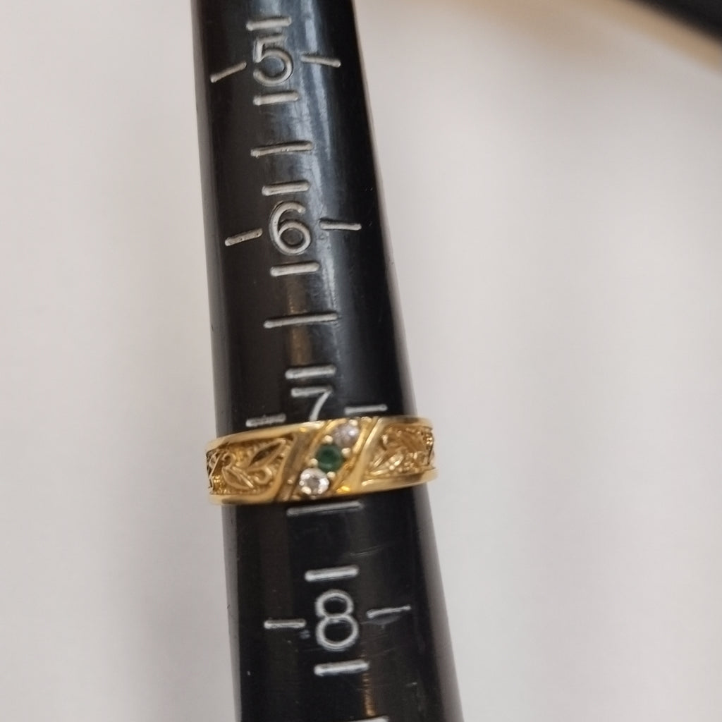 ANILLO ORO 14 K 3.4 GRMS (SEMINUEVO)
