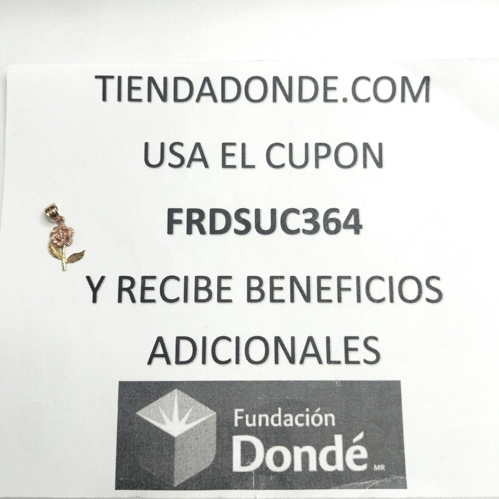DIJE ORO COMBINADO 14 K 0,70 GRMS (SEMINUEVO)