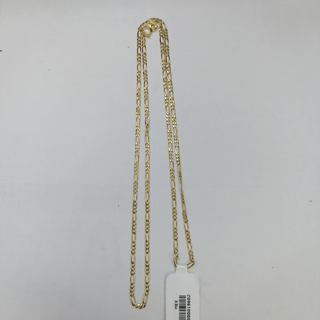 CADENAS TEJIDO 3X1 ORO 10K 55 CM 3.2 GR (NUEVO)