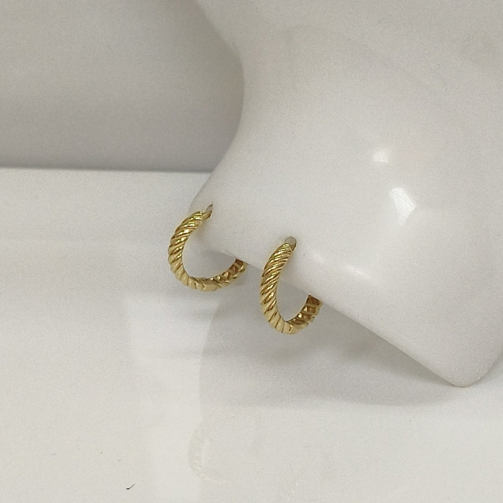 ARRACADAS PAR ORO 14 K 2 GRMS (SEMINUEVO)