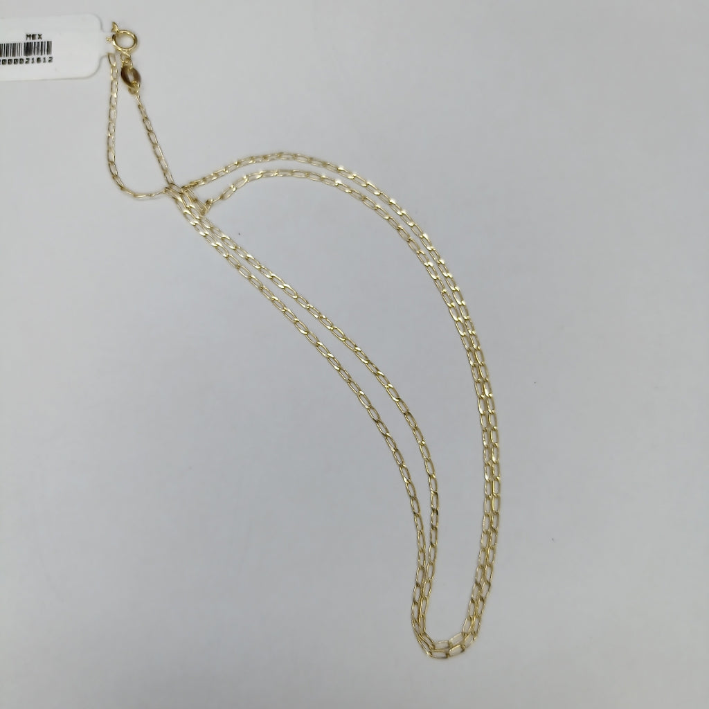 CADENAS TEJIDO ESLABONES ORO 10K 60 CM 2 GR (NUEVO)