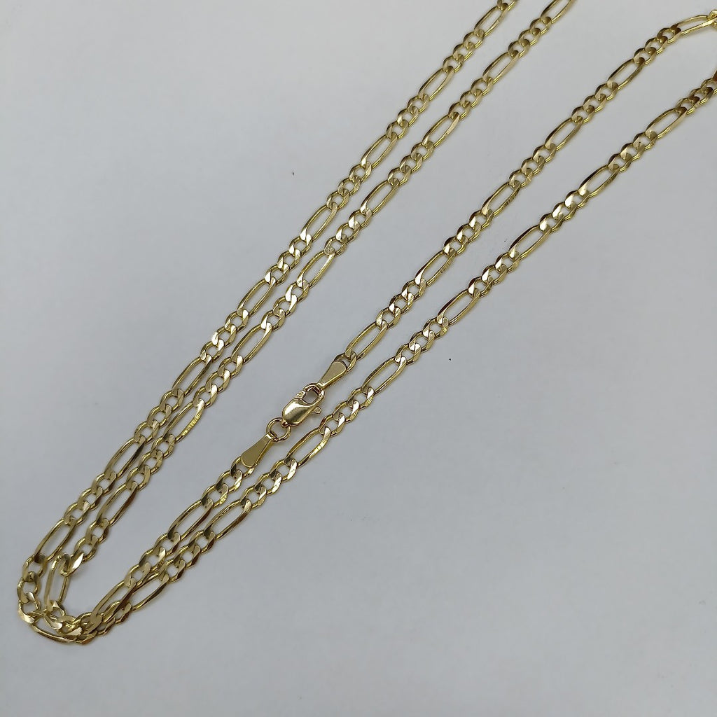 CADENAS 3X1 ORO 14K 60 CM 8.5 GR (NUEVO)