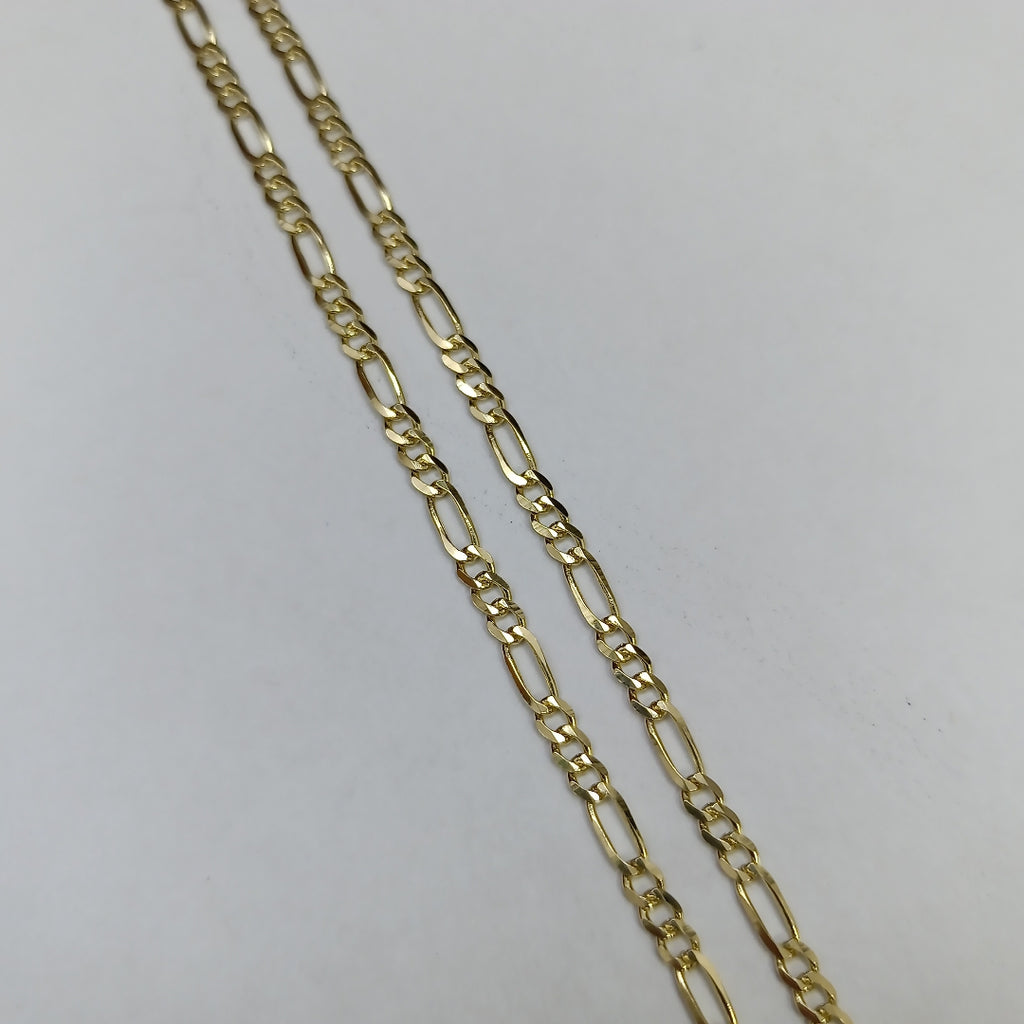 CADENAS 3X1 ORO 14K 55 CM 5 GR (NUEVO)
