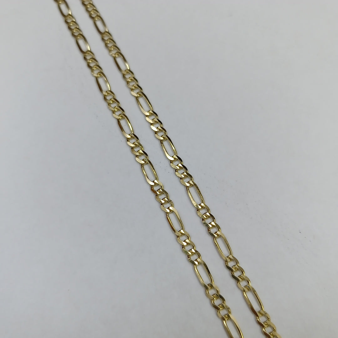 CADENAS 3X1 ORO 14K 55 CM 5 GR (NUEVO)