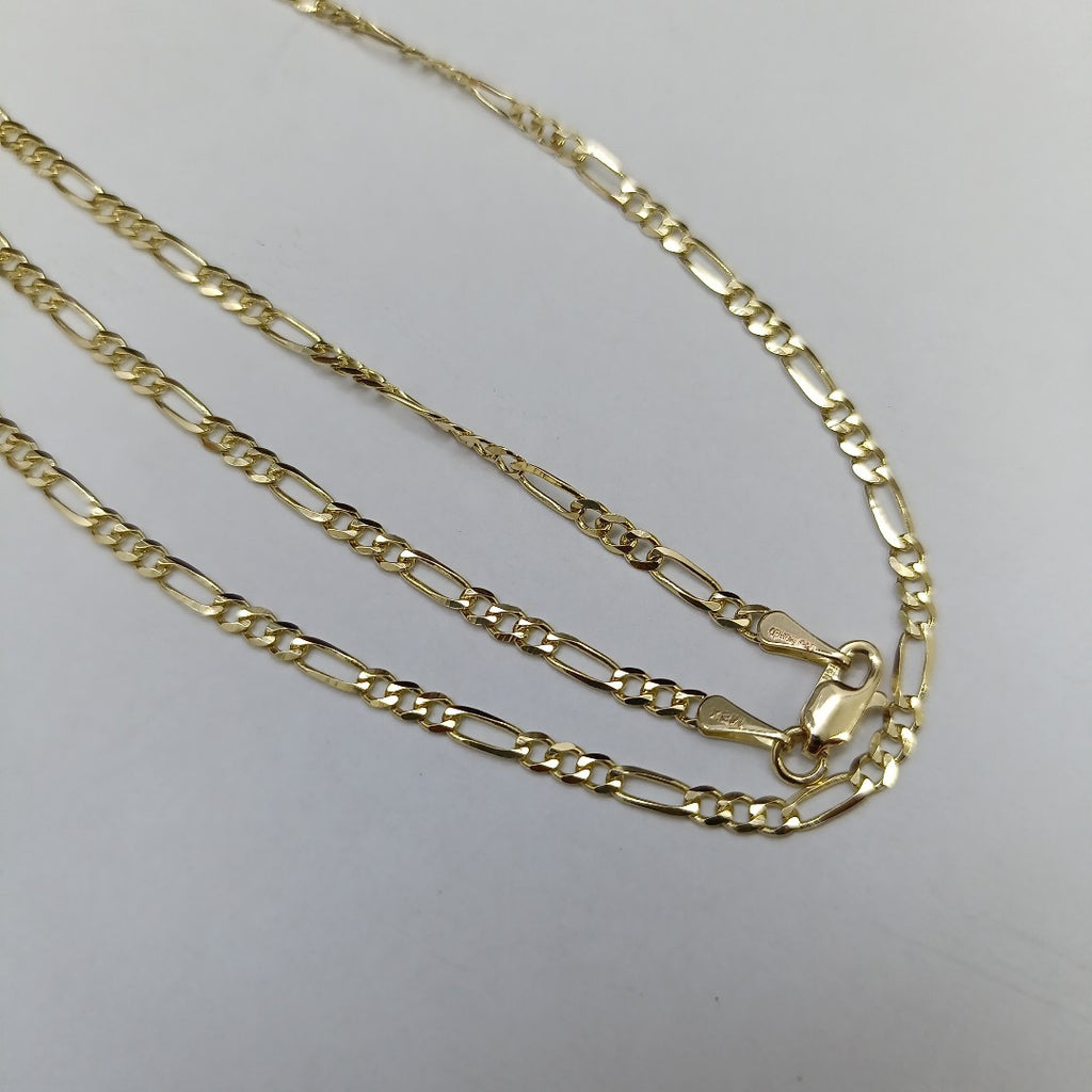 CADENAS 3X1 ORO 14K 55 CM 5.2 GR (NUEVO)
