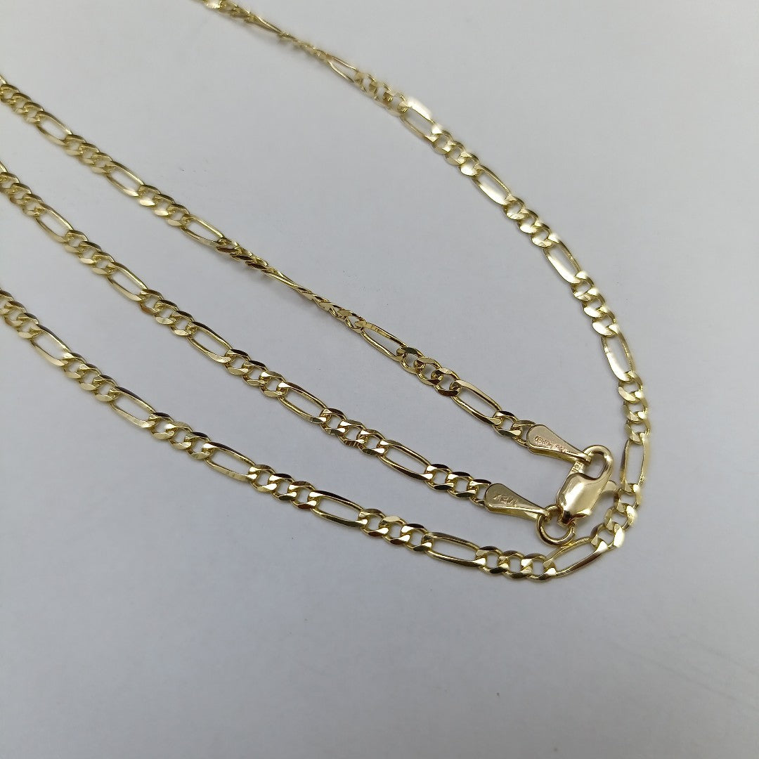 CADENAS 3X1 ORO 14K 55 CM 5.2 GR (NUEVO)