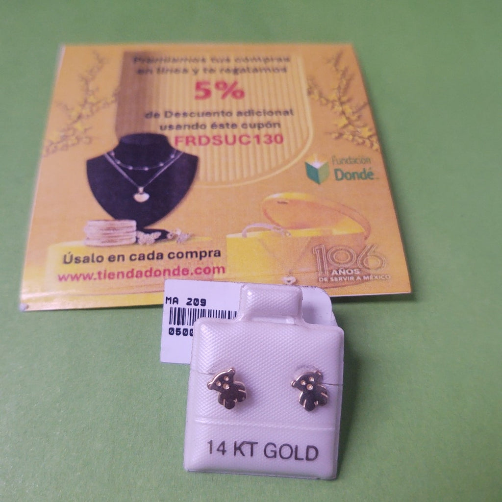 BROQUELES ORO 14K 0.8 (NUEVO)