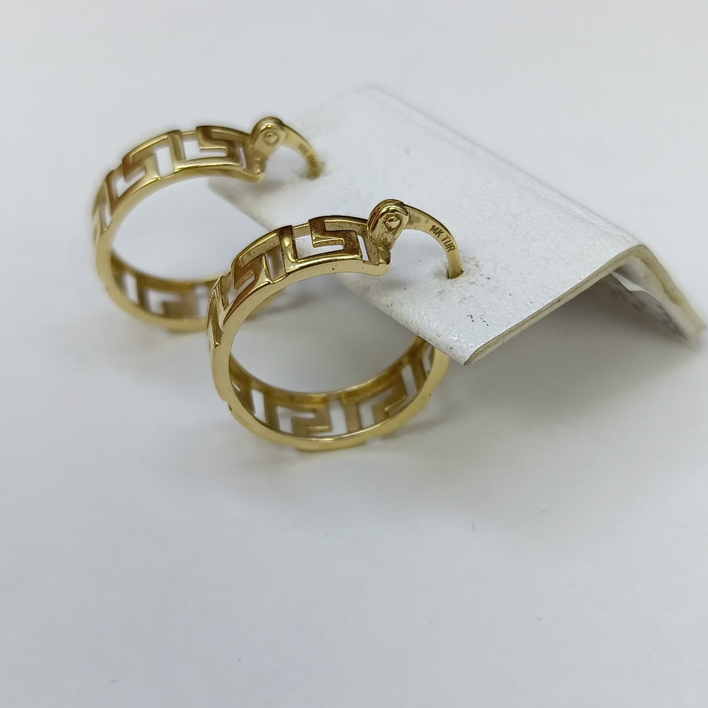 ARRACADAS PAR ORO 14 K 3 GRMS (SEMINUEVO)