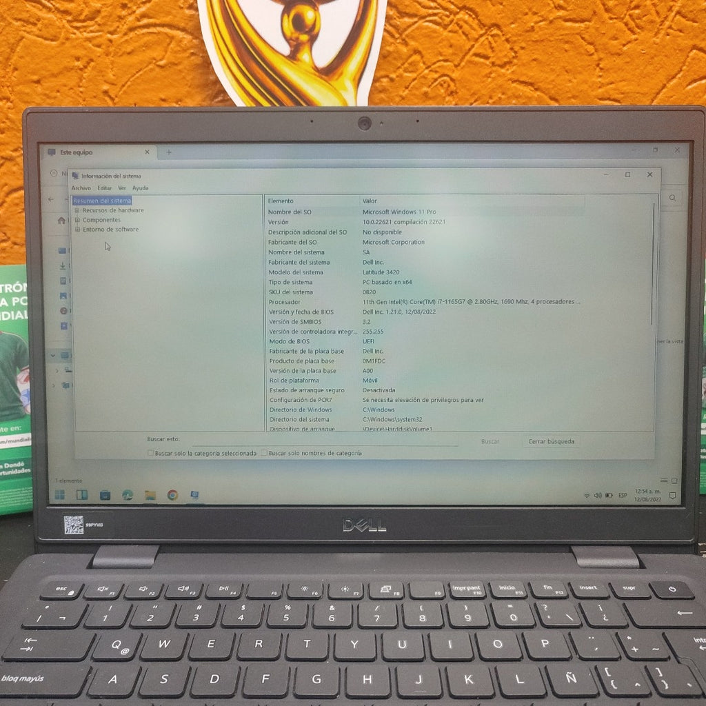 LAPTOP DELL LATITUDE 3420 (2022) 256 GB SSD 16 GB RAM (SEMINUEVO)