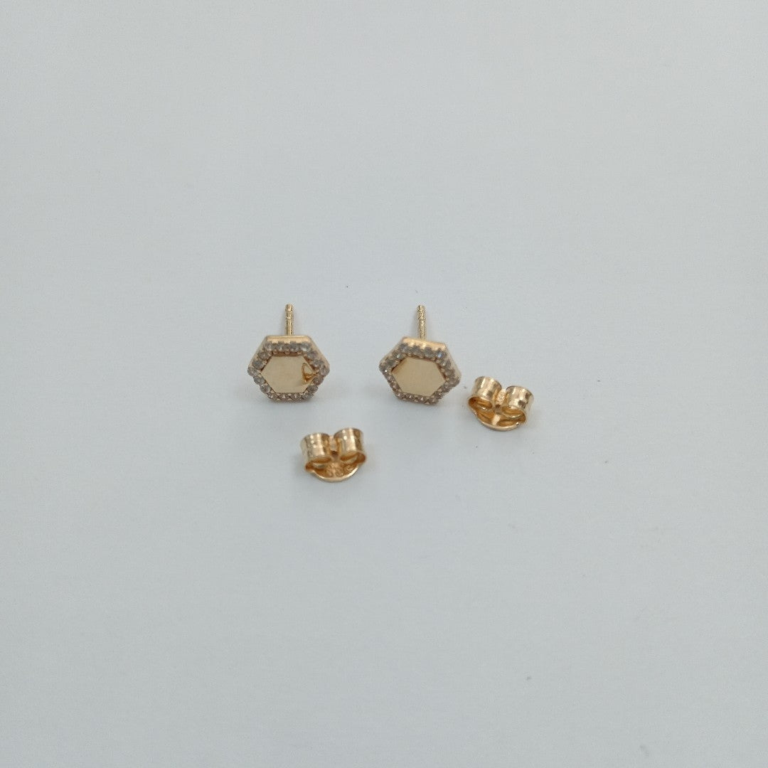 BROQUELES ORO 14K 1.4 (NUEVO)