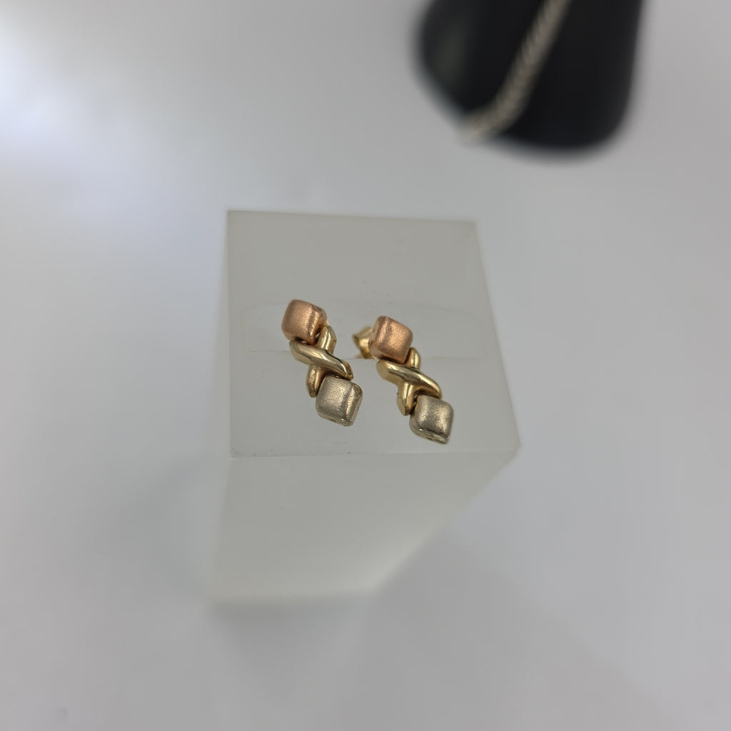BROQUELES PAR ORO 14 K 1.6 GRMS (SEMINUEVO)