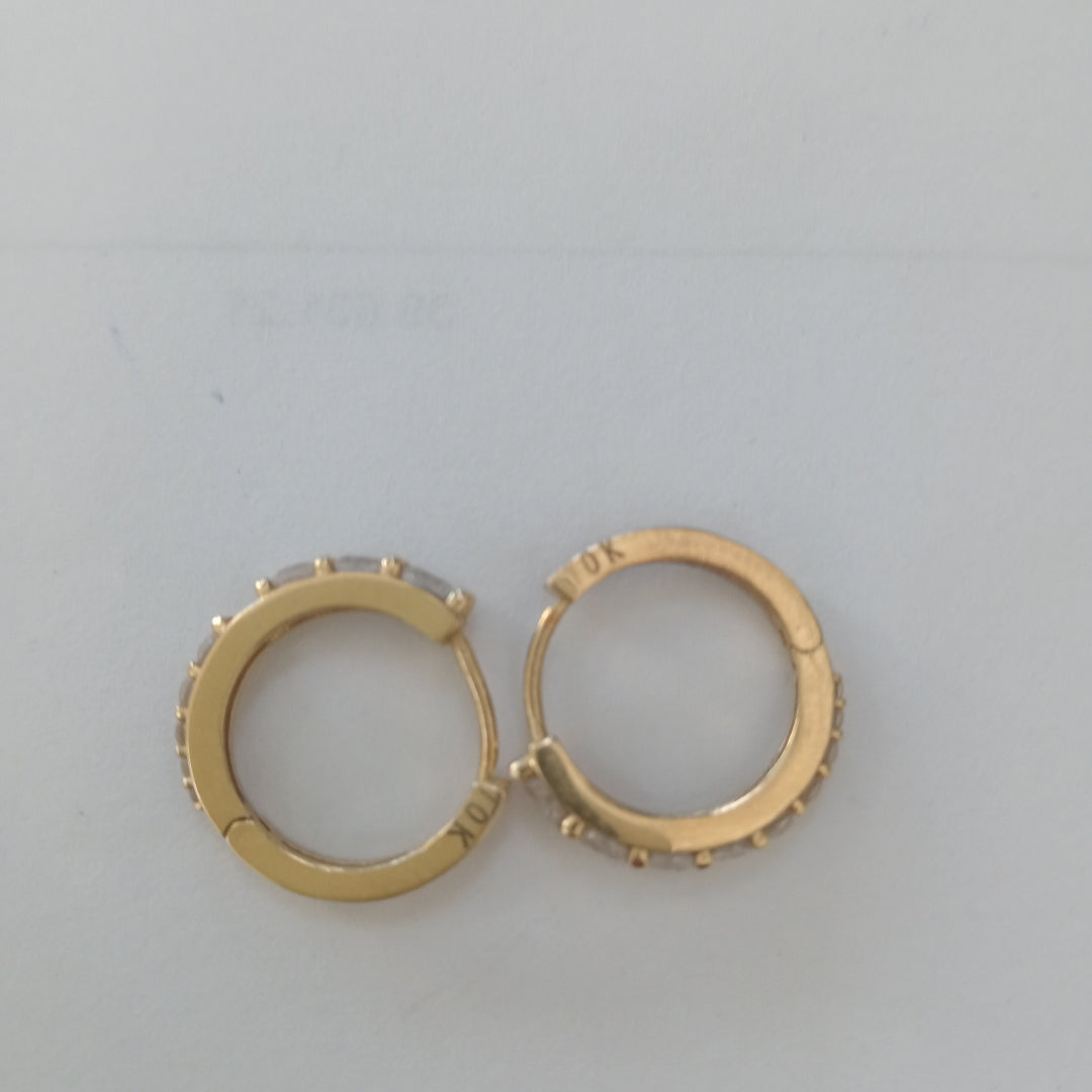 ARETES PAR ORO 10 K 2,00 GRMS (SEMINUEVO)
