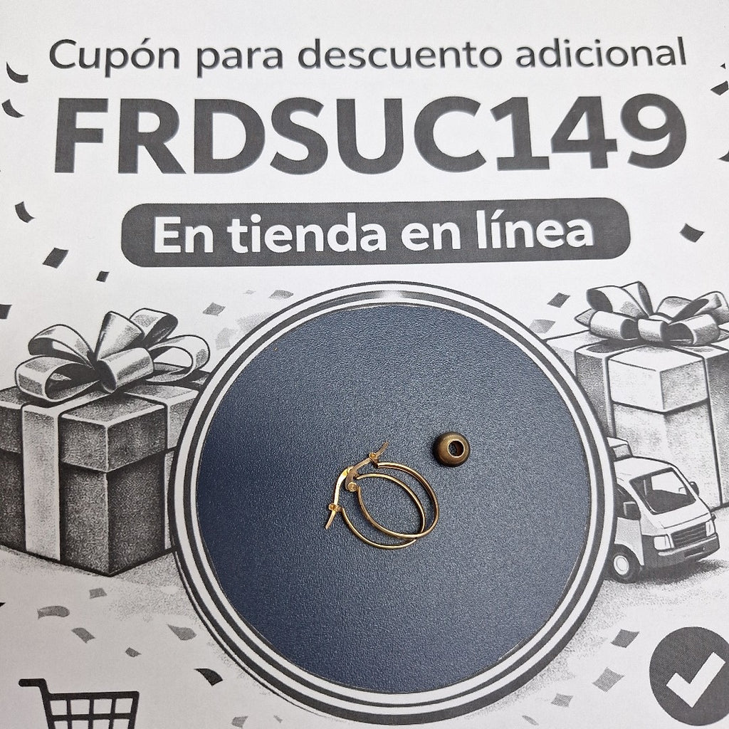 ARRACADAS PAR ORO 8 K 3,10 GRMS (SEMINUEVO)