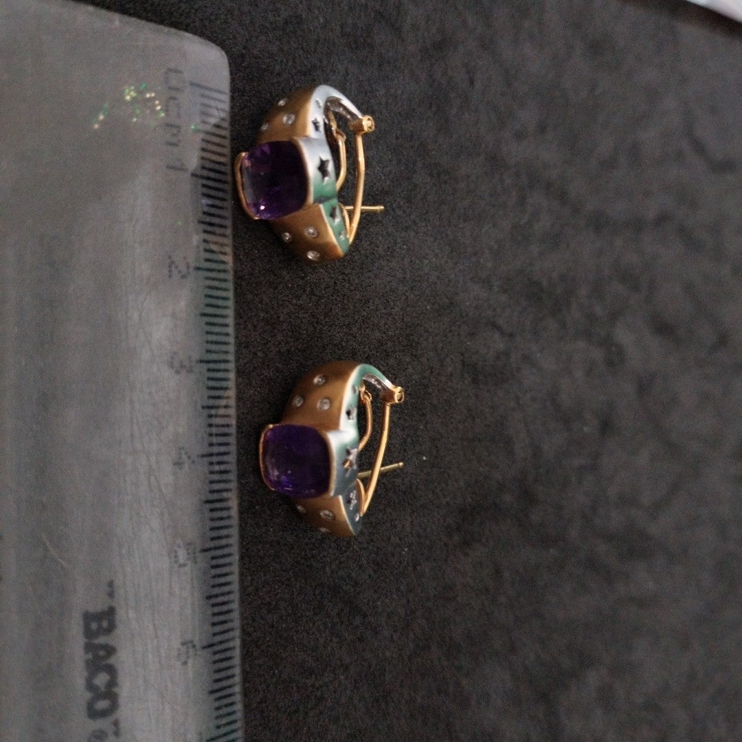 ARETES PAR ORO 18 K 8.8 GRMS (SEMINUEVO)