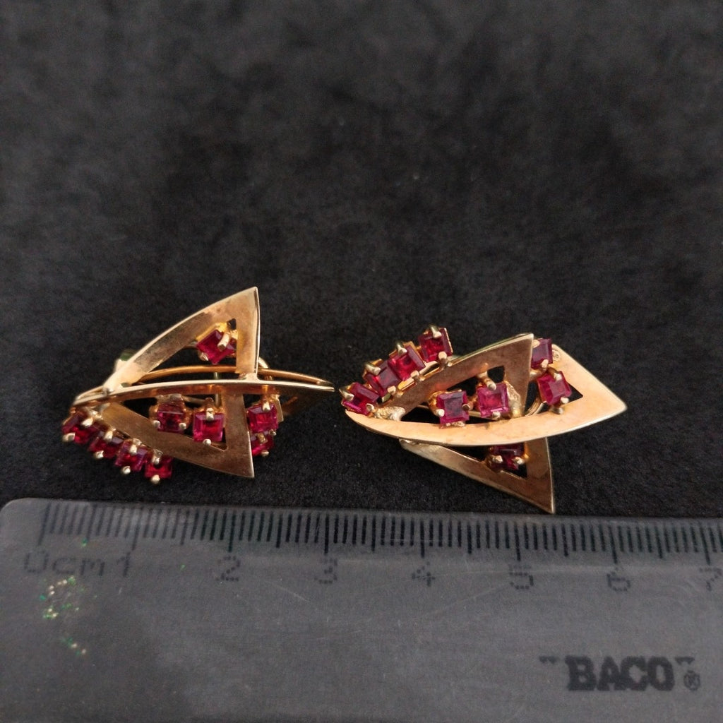 ARETES PAR ORO 14 K 9 GRMS (SEMINUEVO)