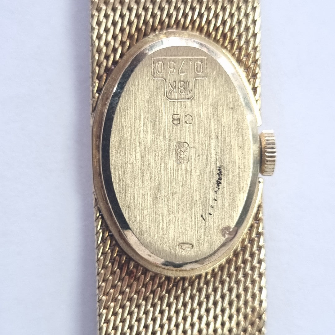 RELOJ CAJA Y PULSO ORO ORO 18 K 39,40 GRMS (SEMINUEVO)