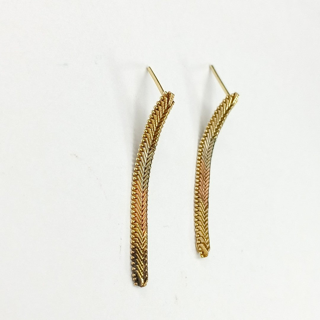 ARETES PAR ORO 14 K 3,40 GRMS (SEMINUEVO)