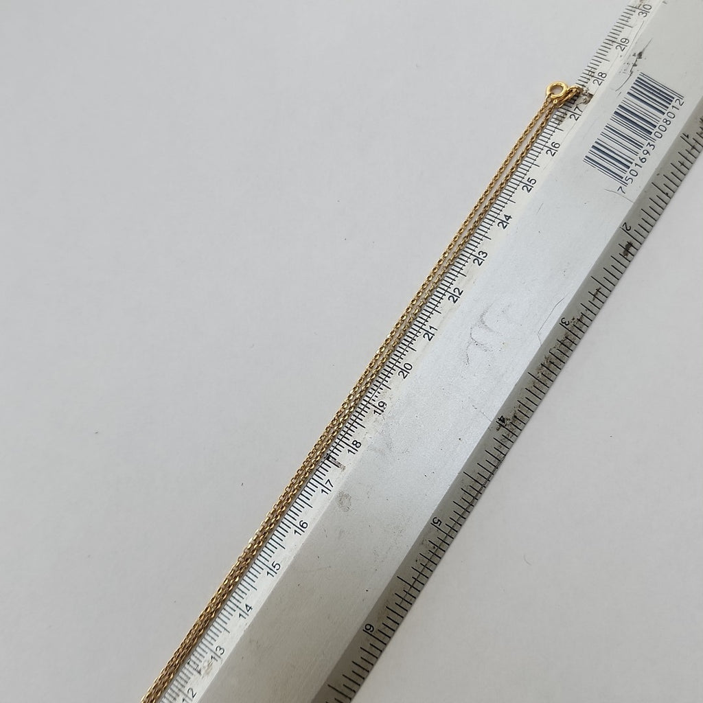CADENA, CRUZ ORO 14 K 2.7 GRMS (SEMINUEVO)