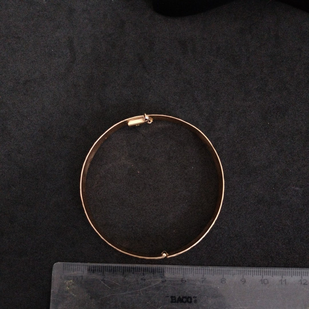PULSERA RIGIDA ORO 14 K 32.5 GRMS (SEMINUEVO)