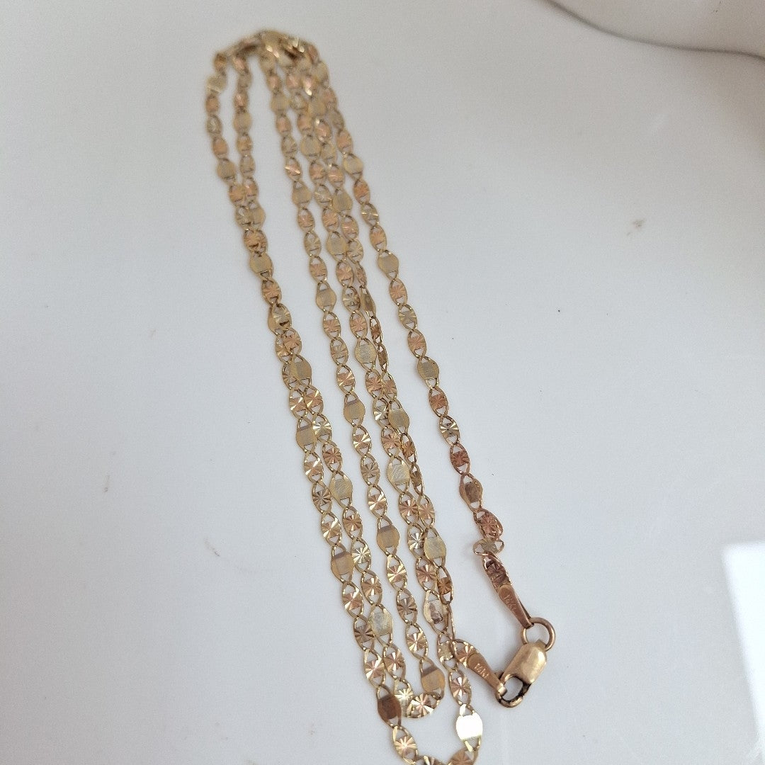 CADENA ORO 14 K 3.1 GRMS (SEMINUEVO)