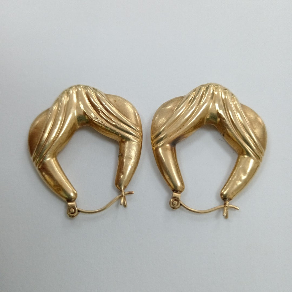 ARRACADAS PAR ORO 10 K 3.2 GRMS (SEMINUEVO)