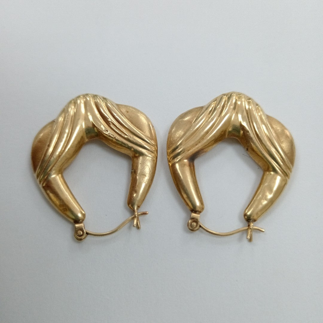 ARRACADAS PAR ORO 10 K 3.2 GRMS (SEMINUEVO)