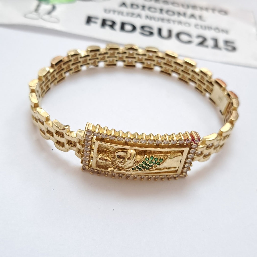 PULSERA RIGIDA ORO 10 K 22.7 GRMS (SEMINUEVO)