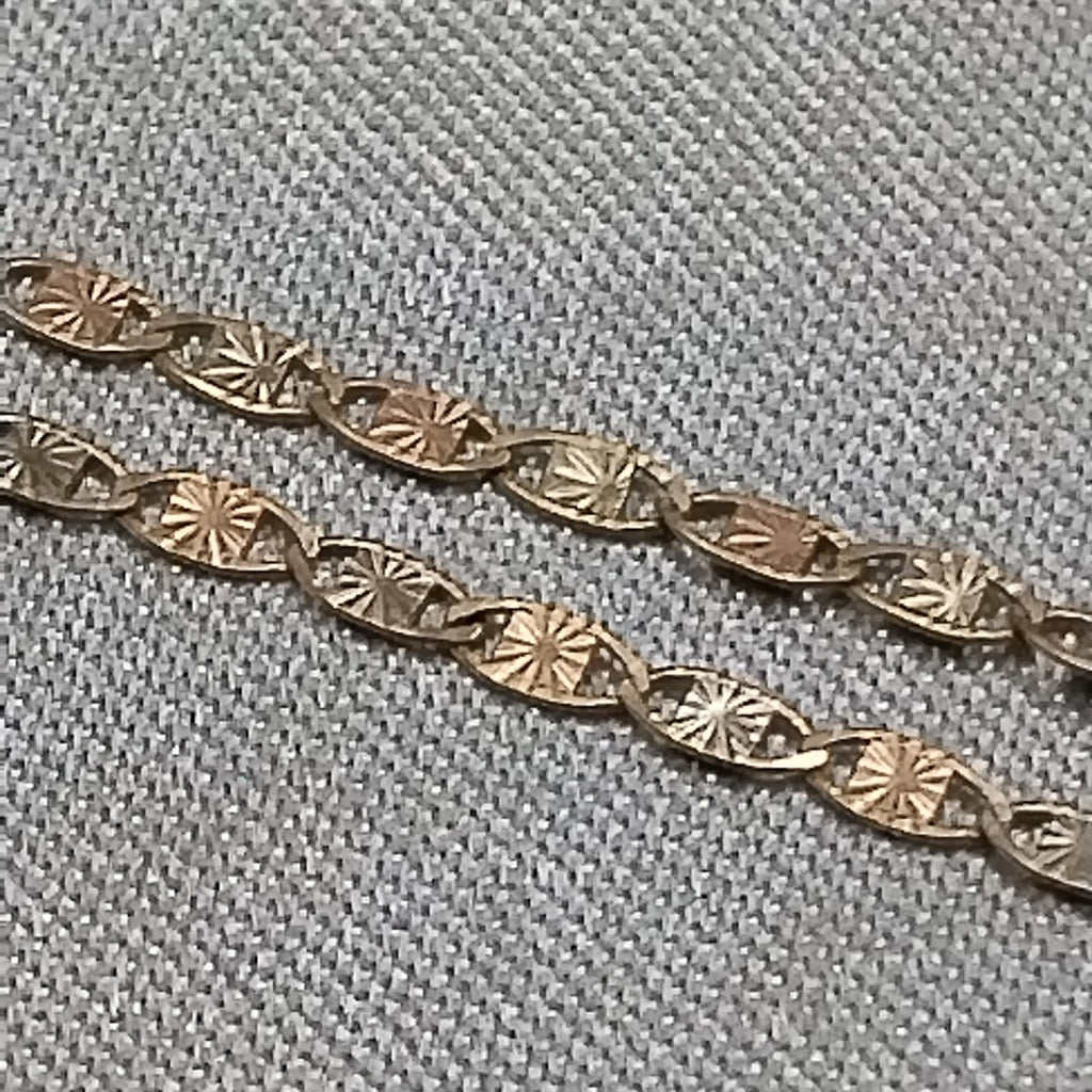 CADENA ORO COMBINADO 10 K 1,40 GRMS (SEMINUEVO)