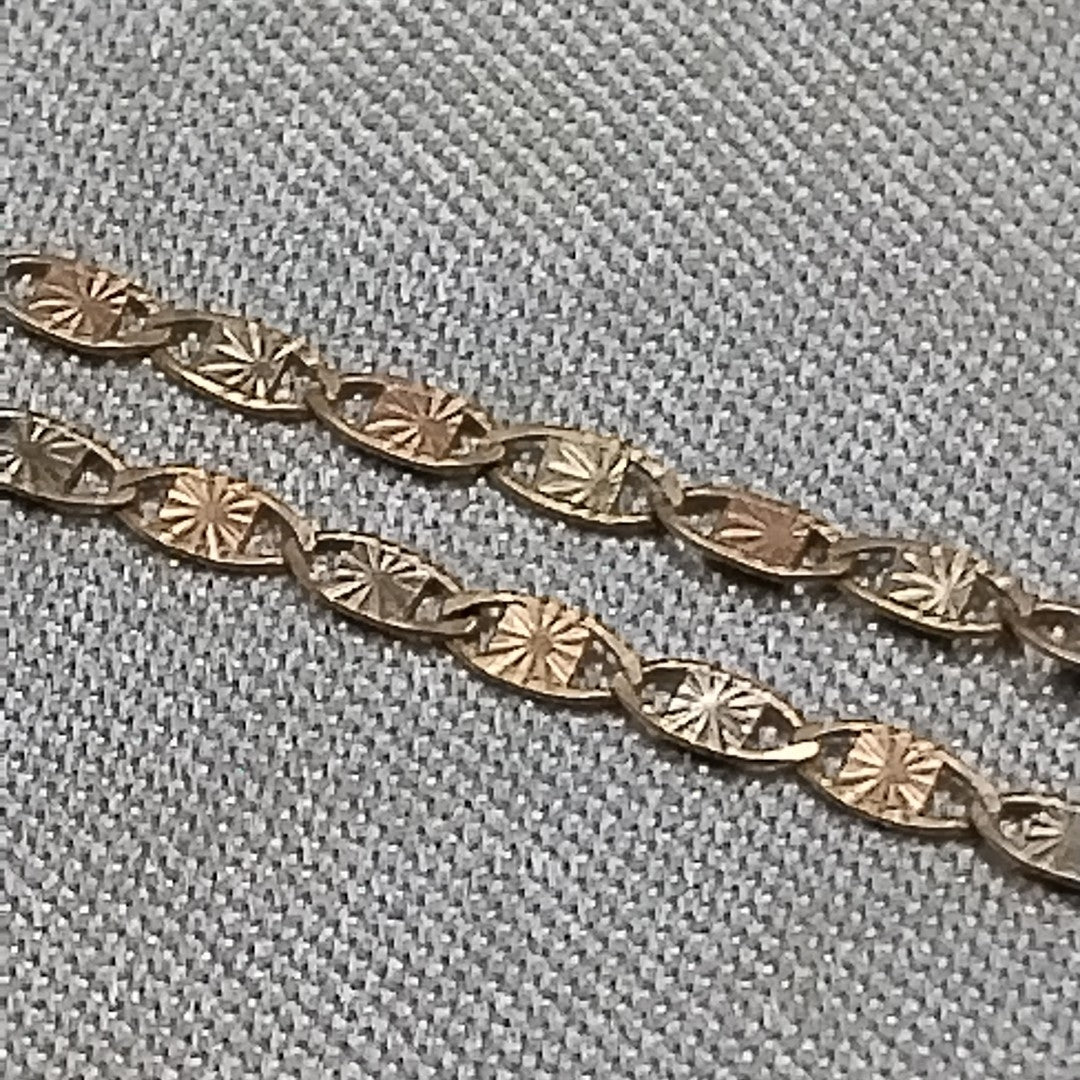 CADENA ORO COMBINADO 10 K 1,40 GRMS (SEMINUEVO)