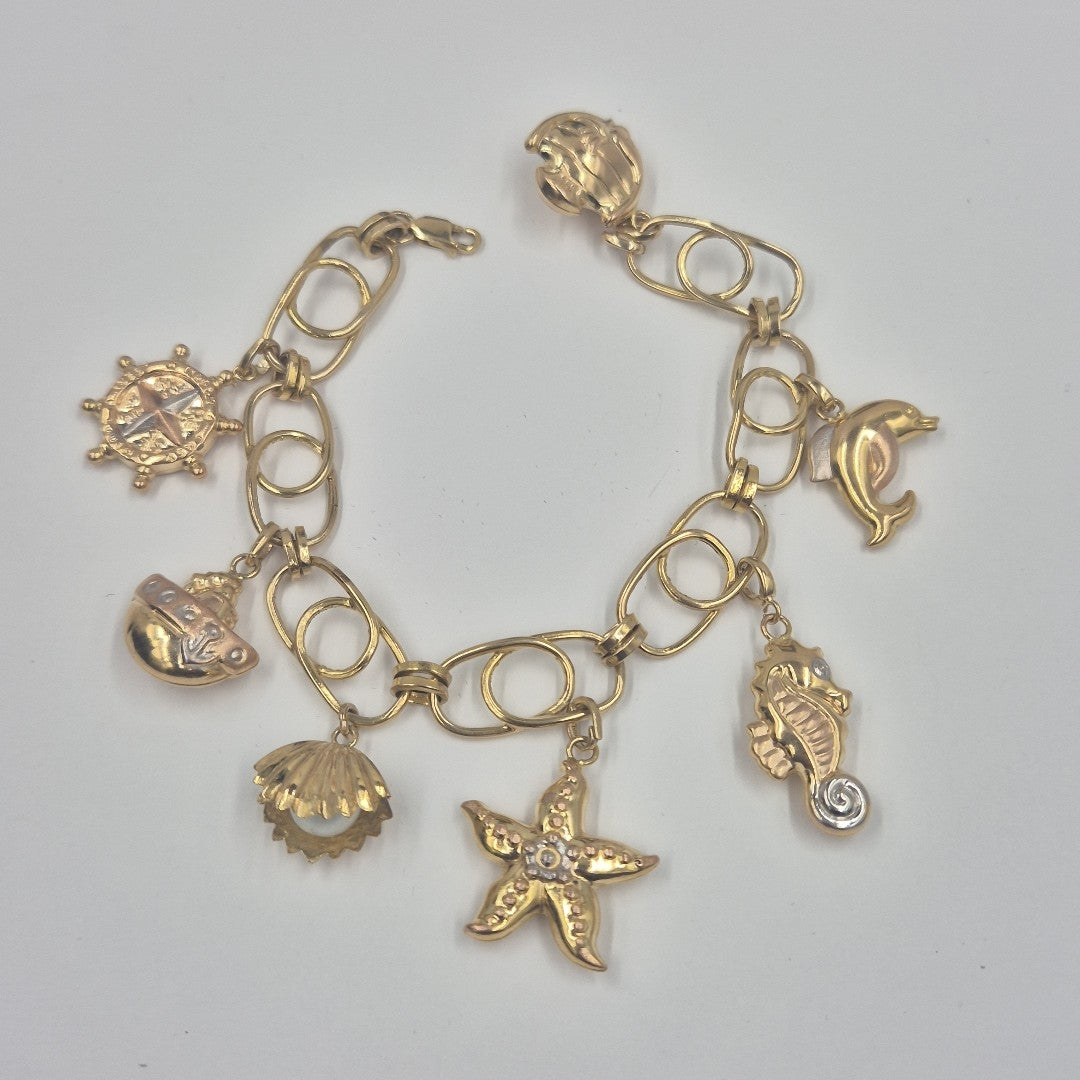 PULSERA ORO 14 K 38,60 GRMS (SEMINUEVO)