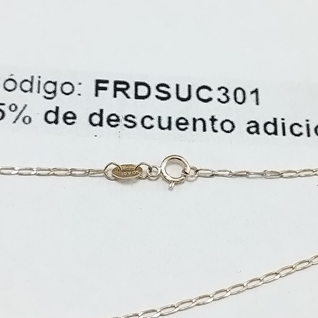 CADENAS TEJIDO ESLABONES ORO 10K 60 CM 2.1 GR (NUEVO)