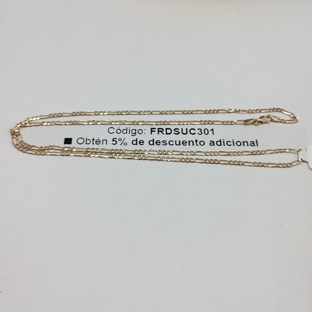CADENA TEJIDO 3X1 5.7G 60 CM (NUEVO)