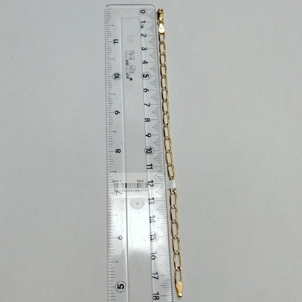 PULSERA TEJIDO ESLABONES 4G 21 CM (NUEVO)