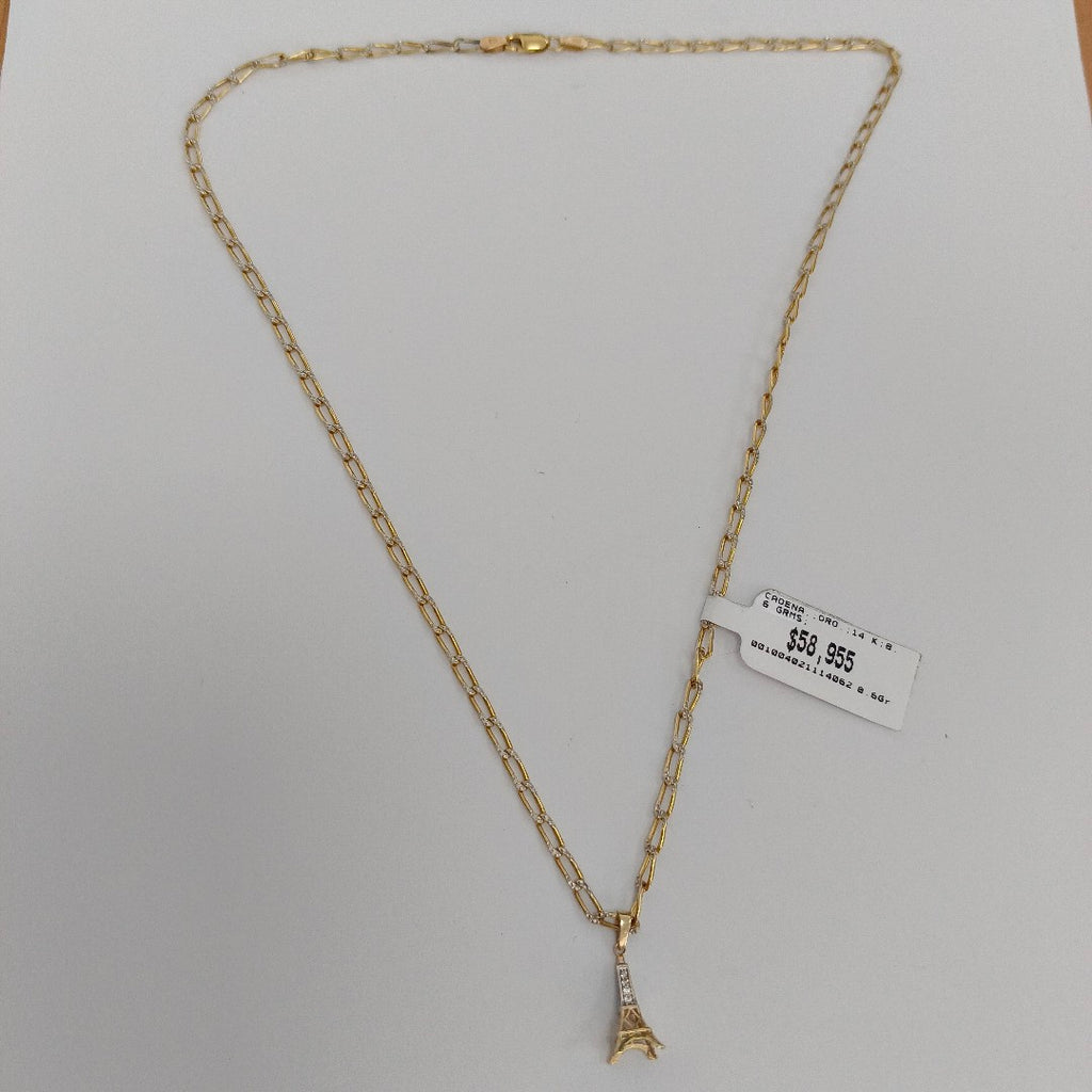 CADENA ORO 14 K 8.6 GRMS (SEMINUEVO)