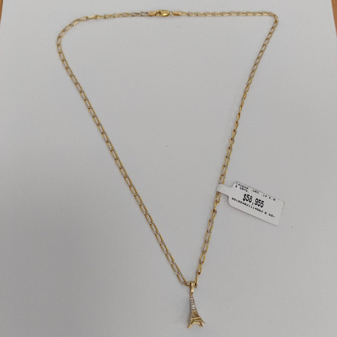 CADENA ORO 14 K 8.6 GRMS (SEMINUEVO)
