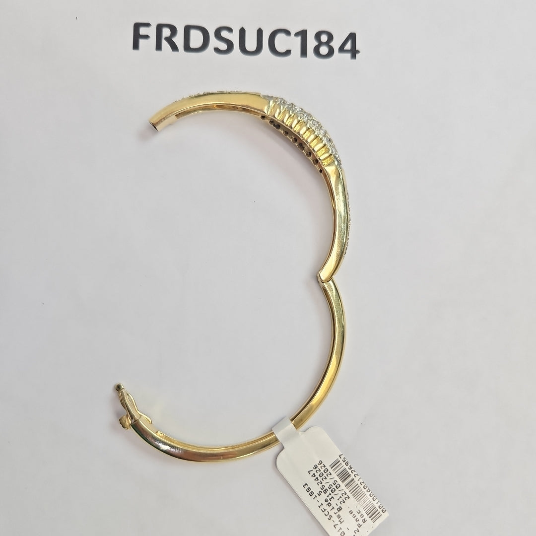 PULSERA RIGIDA ORO 14 K 25.8 GRMS (SEMINUEVO)