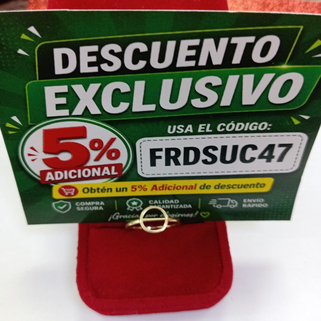 ANILLITO ORO 14 K 1 GRMS (SEMINUEVO)