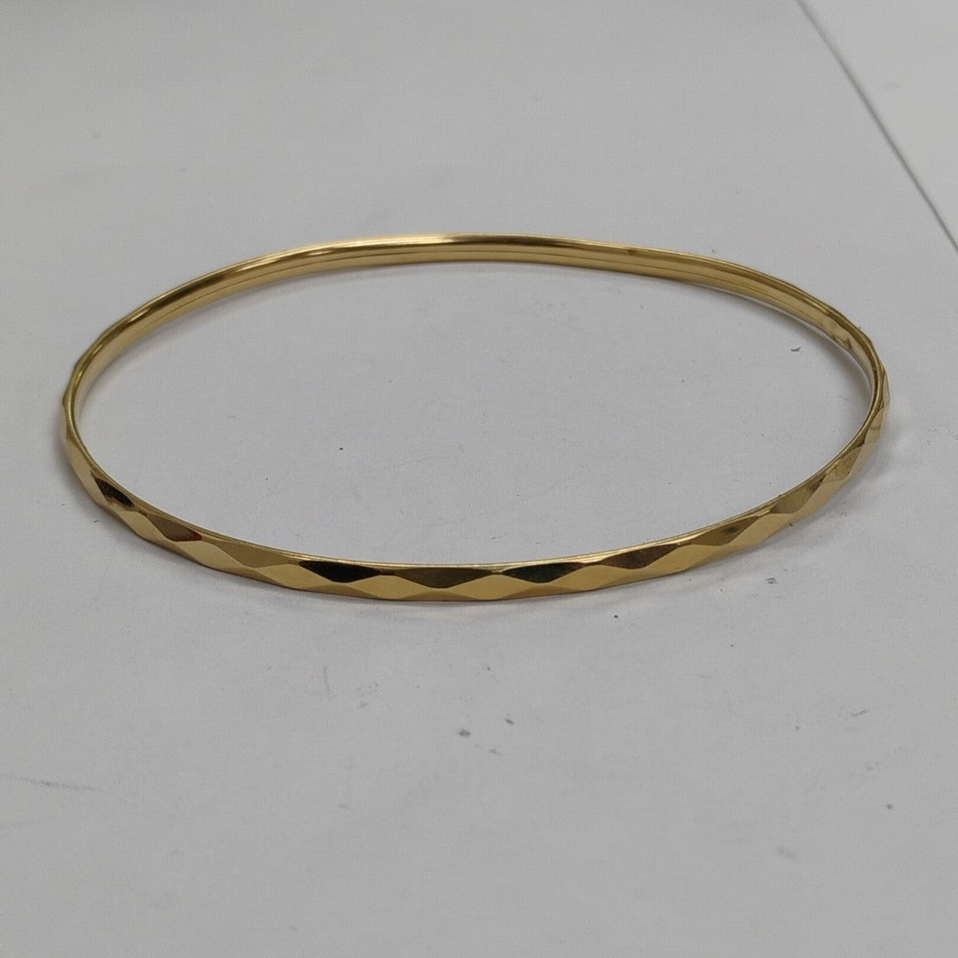 PULSERA RIGIDA ORO 14 K 4.8 GRMS (SEMINUEVO)