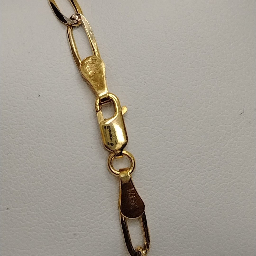 PULSERA TEJIDO ESLABONES 4G 18 CM (NUEVO)