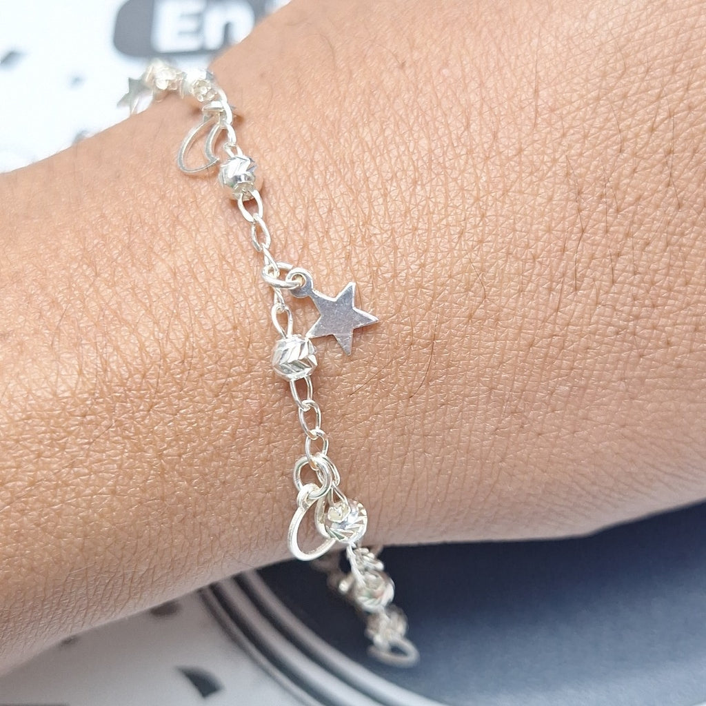 PULSERA TEJIDO TEJIDO ESPECIAL PLATA .925 18 CM 3.1 GR (NUEVO)