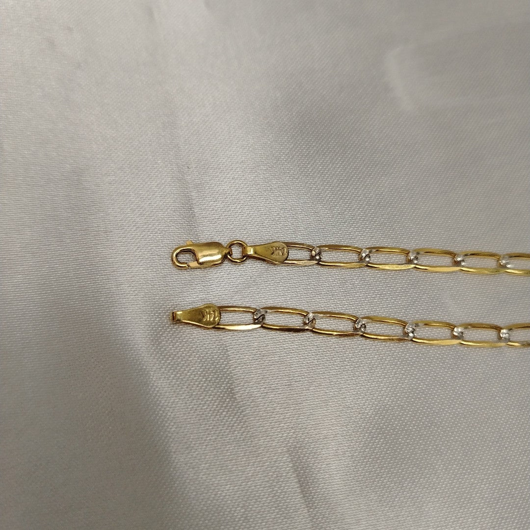 PULSERA TEJIDO ESLABONES 4G 18 CM (NUEVO)