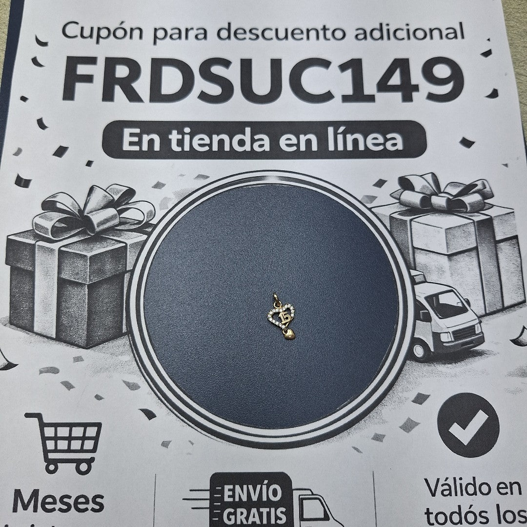 DIJE ORO 10 K 1.1 GRMS (SEMINUEVO)