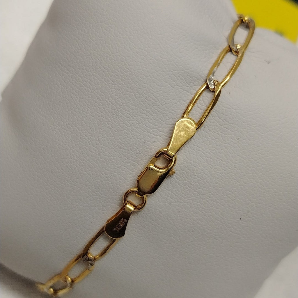 PULSERA TEJIDO ESLABONES 4G 18 CM (NUEVO)